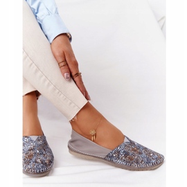 Läderballerinor för kvinnor Maciejka 01930-86 Ashen mångfärgad 1