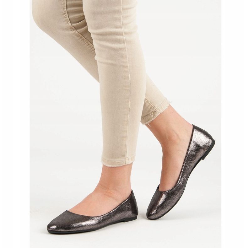 Filippo Klassiska ballerinor grå 2