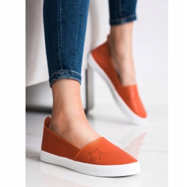 Kylie Slip-on sneakers orange 1