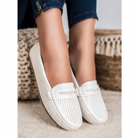 Kylie Openwork loafers vit 1