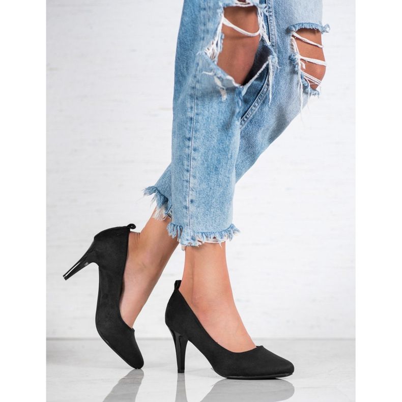 J. Star Bekväma pumpar svart 2