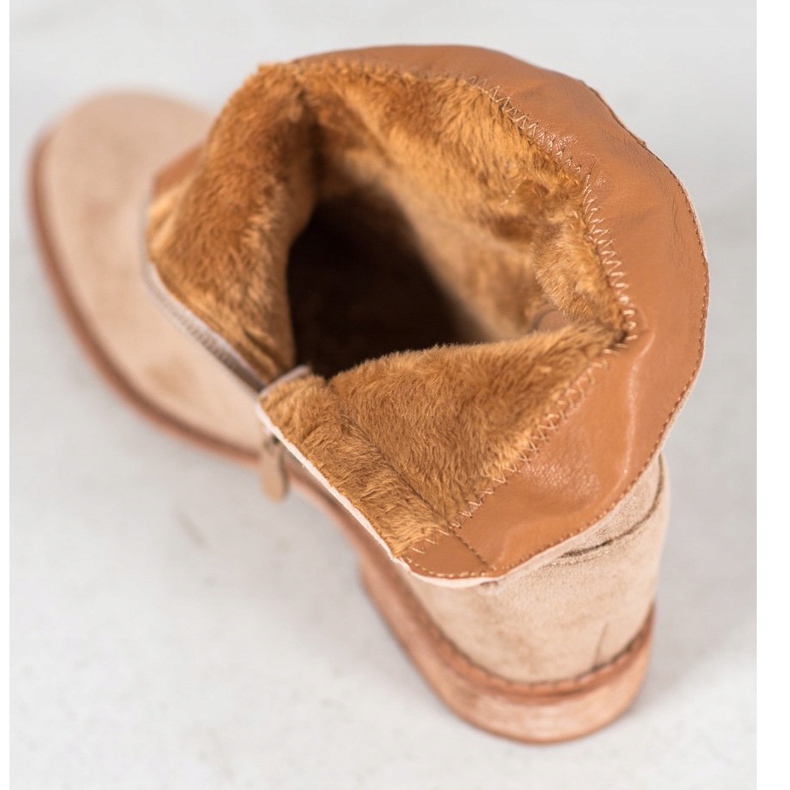 Bella Paris Mockaskor med strass beige 1