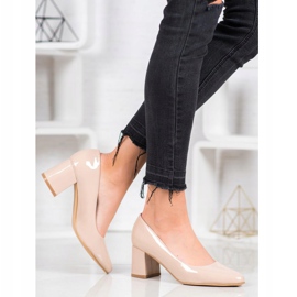 Klassiska VINCEZA -pumpar beige 1