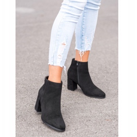 Goodin Snygga stövlar i mocka svart 2