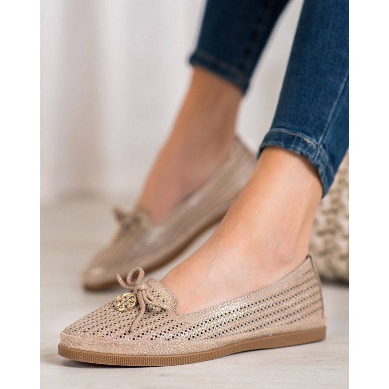 Snygga VINCEZA -ballerinor brun 1