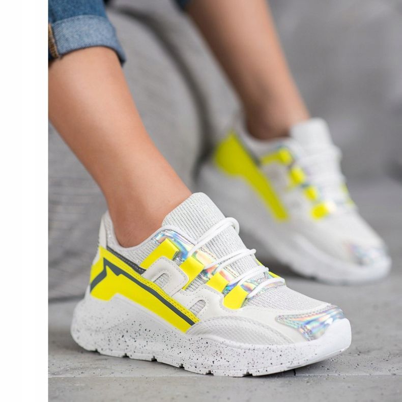 Seastar Sneakers med glitter vit mångfärgad 2