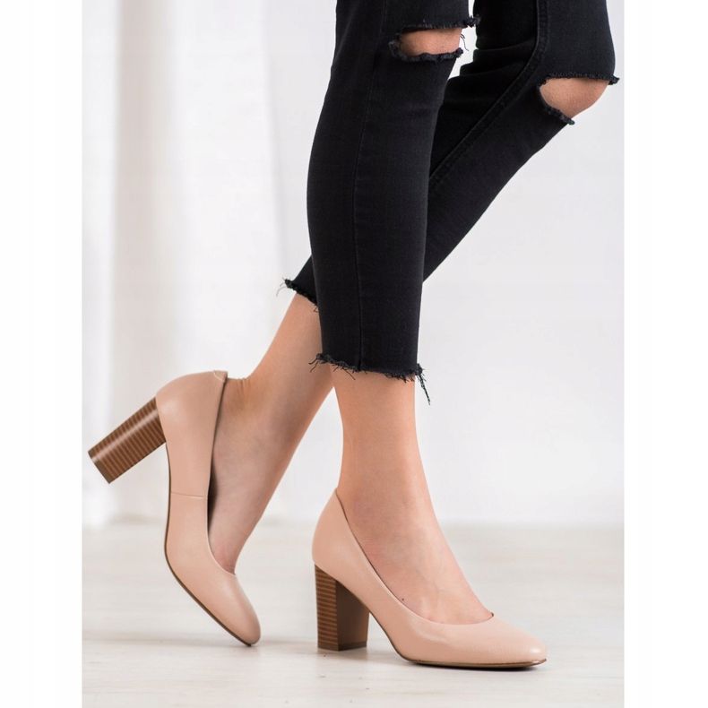 Bekväma VINCEZA -pumpar rosa 1