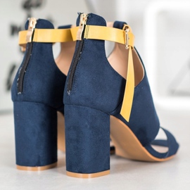 Trendiga VINCEZA sandaler blå 1