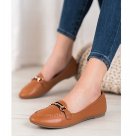 Clowse Moderiktiga herrar med ekoläder brun 1