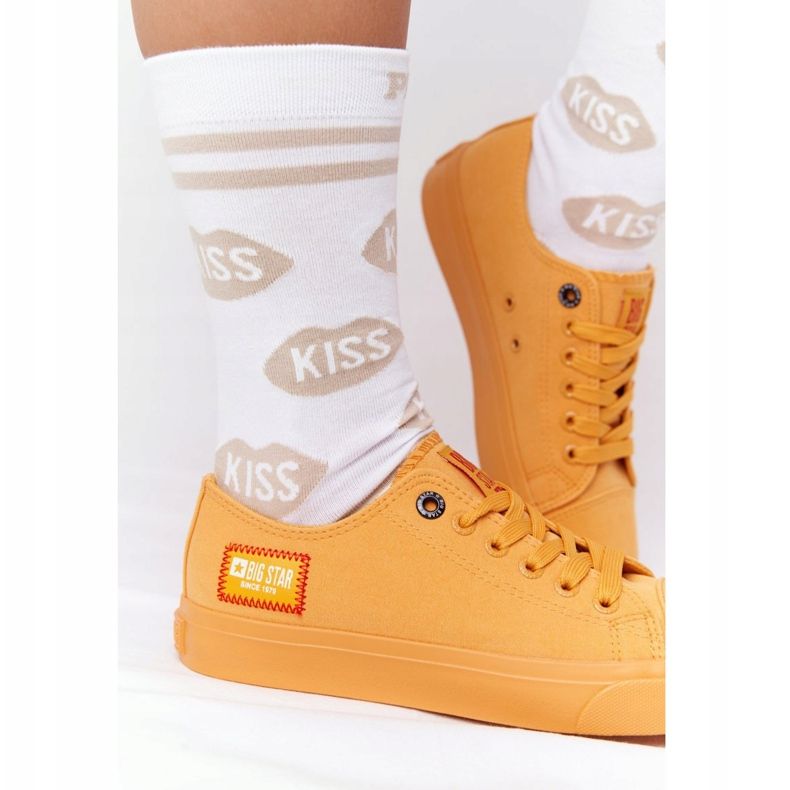 Dam Sneakers Big Star HH274134 Gul 1