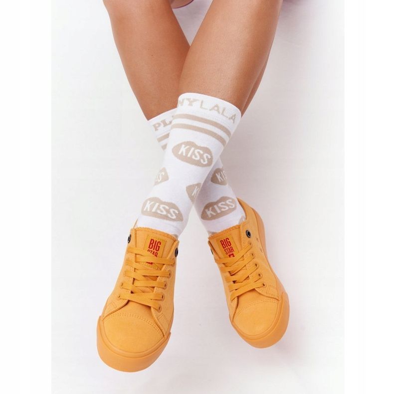 Dam Sneakers Big Star HH274134 Gul 2