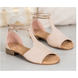 Bindade VINCEZA sandaler brun 2