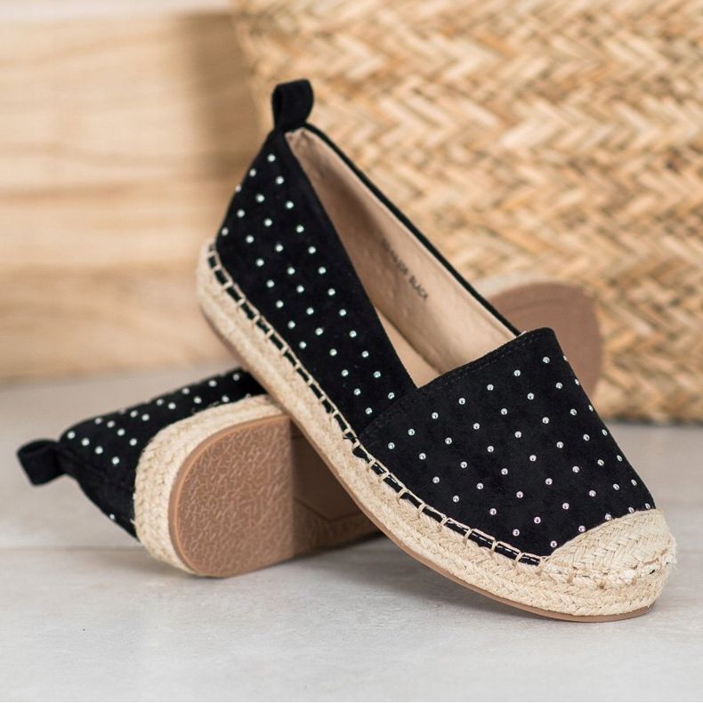 Goodin Svart mocka Espadrilles 1