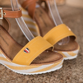 Goodin Trendiga kilsandaler brun mångfärgad gul 1