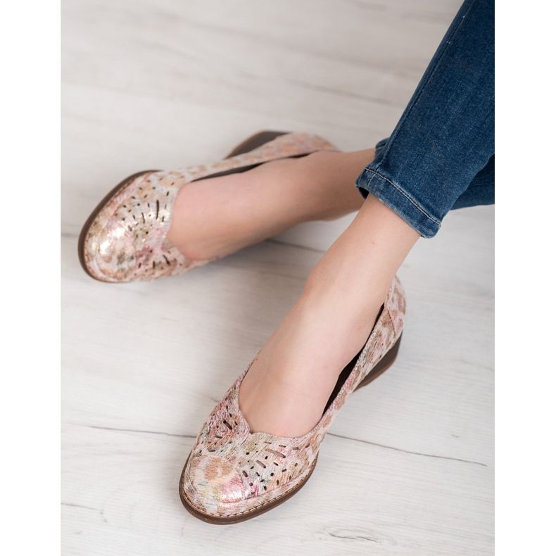 Pumpar på VINCEZA -kilen mångfärgad 2