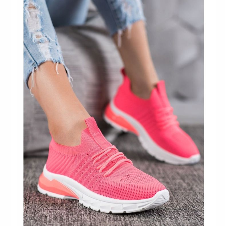 Bella Paris Openwork sneakers rosa 1