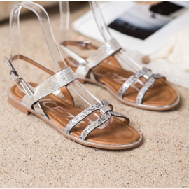 VINCEZA silver sandaler grå 2
