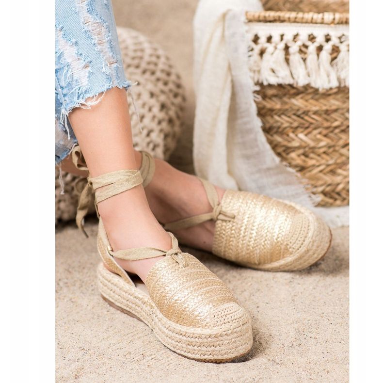 Seastar Knutna Espadrilles -sandaler gyllene 1