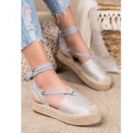 Seastar Knutna Espadrilles -sandaler grå 1