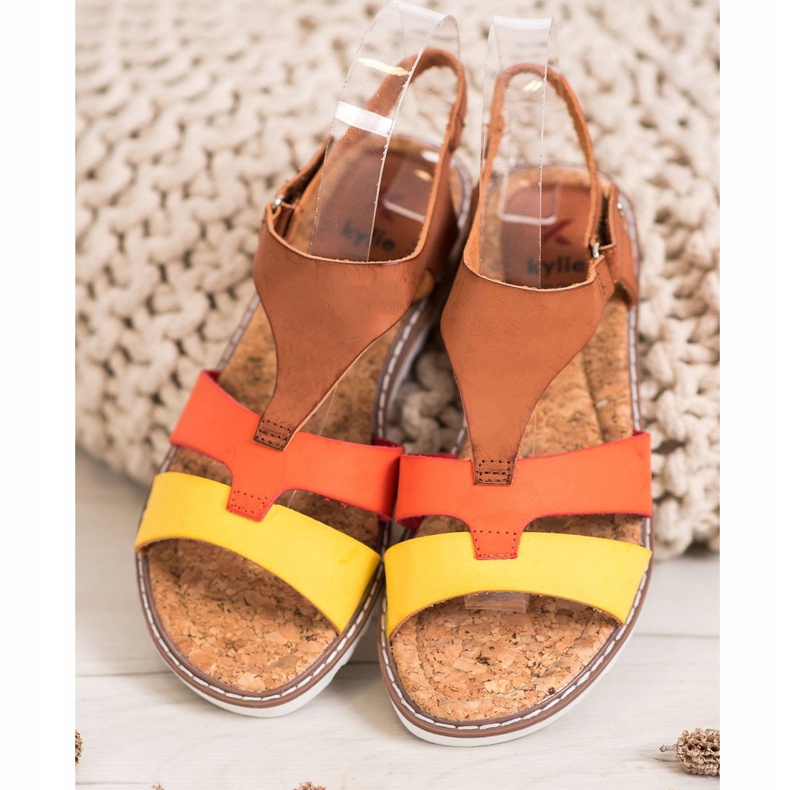 Kylie Bekväma casual sandaler mångfärgad 2