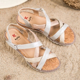 Kylie Sandaler med kardborreband mångfärgad 1