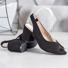 Filippo Casual högklackade sandaler svart 1