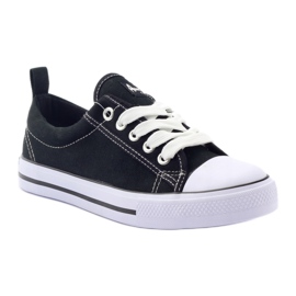 American Club Svarta amerikanska LH20 svarta sneakers vit 4