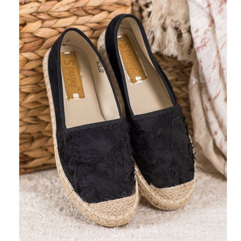 Seastar Mocka Espadrilles svart 1