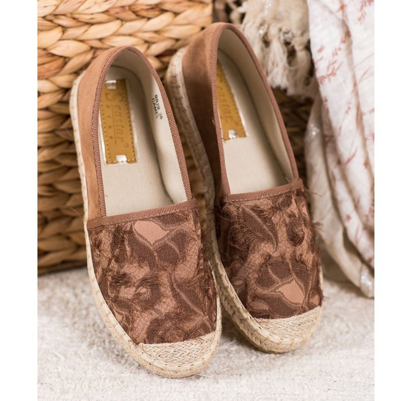Seastar espadrillor i mocka brun 1