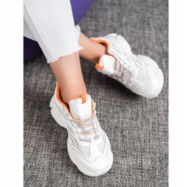 SHELOVET Snörskor vit 1