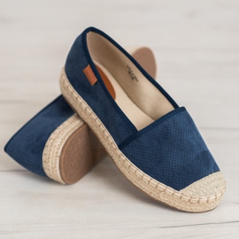 Goodin Openwork Espadrilles marinblå 1