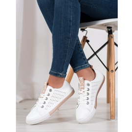 Bella Paris Sneakers med Eco Leather Nice vit 2