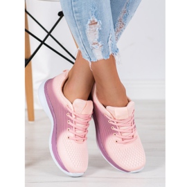 Bona Lätta sportskor violett orange 1