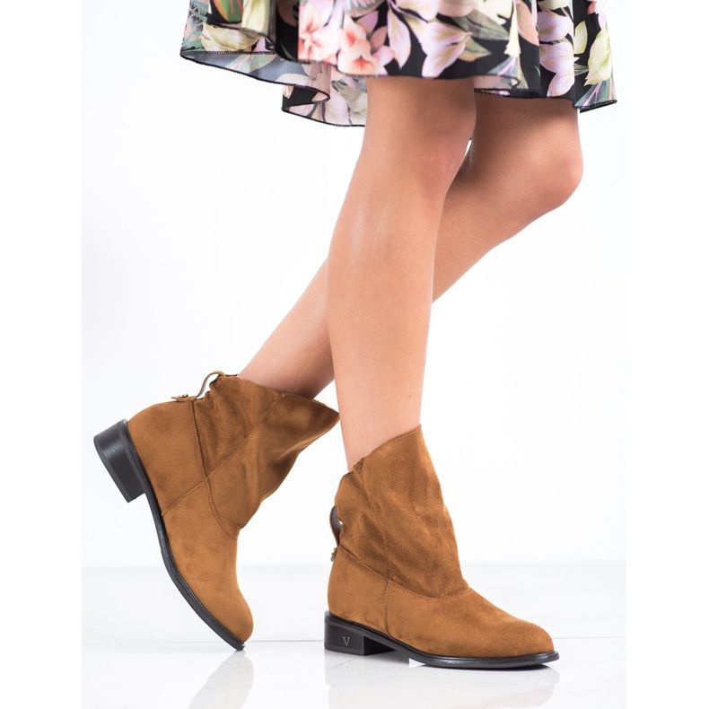VINCEZA slip-on stövlar brun 1