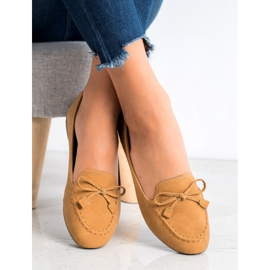 Nio Nio Bekväma kamel loafers brun mångfärgad 1