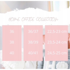 Bona Bekväma tofflor med applikation orange rosa 2