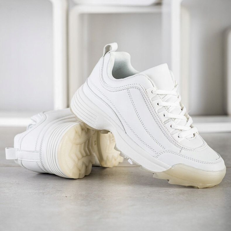 Kylie Trendiga sneakers vit 1
