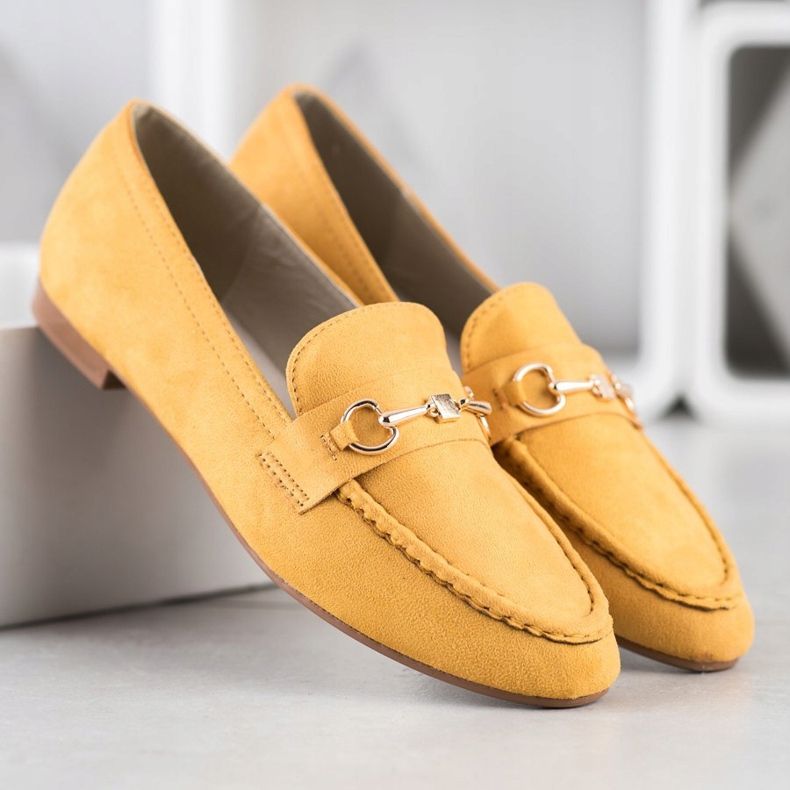 Goodin Eleganta loafers gul 1