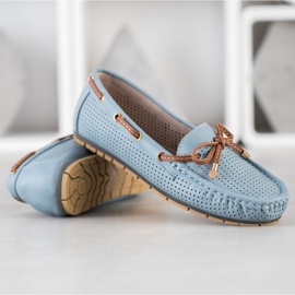 Kylie Bekväma loafers brun blå 1