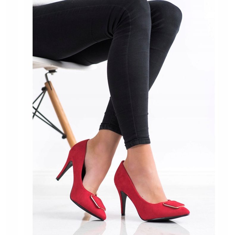 Goodin Pumpar Med Prydnad röd 1