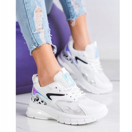 SHELOVET Bekväma mode sneakers vit 2