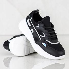 SHELOVET Casual svarta sneakers 1