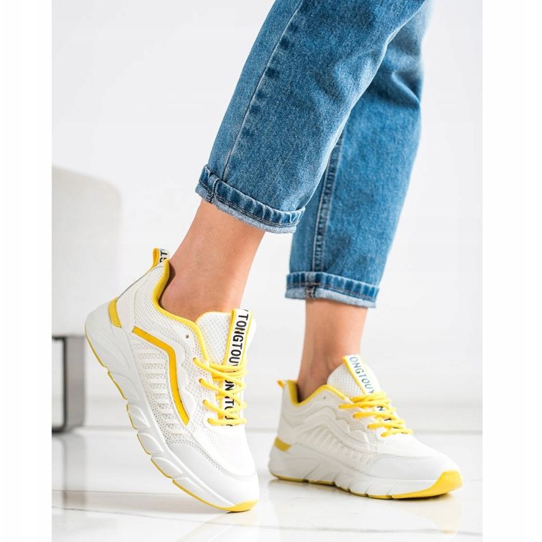 SHELOVET Klassiska sneakers vit 2