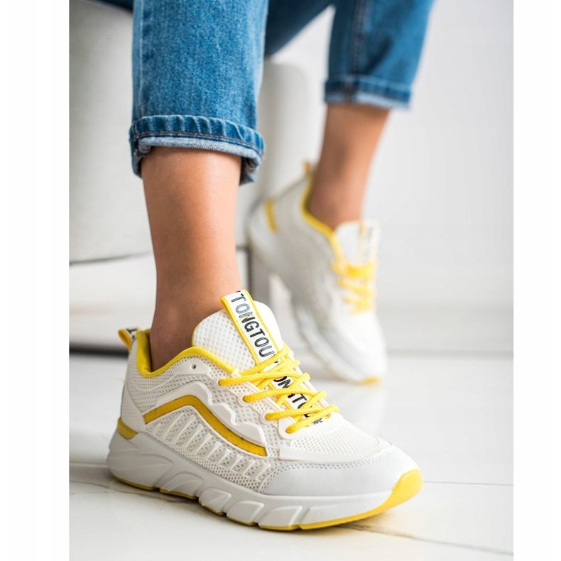 SHELOVET Klassiska sneakers vit 1