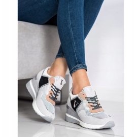 VINCEZA färgglada sneakers vit grå mångfärgad 1