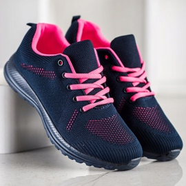 Bona Låga sportskor marinblå blå 2