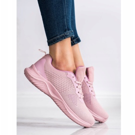 SHELOVET Vår sportskor rosa 1