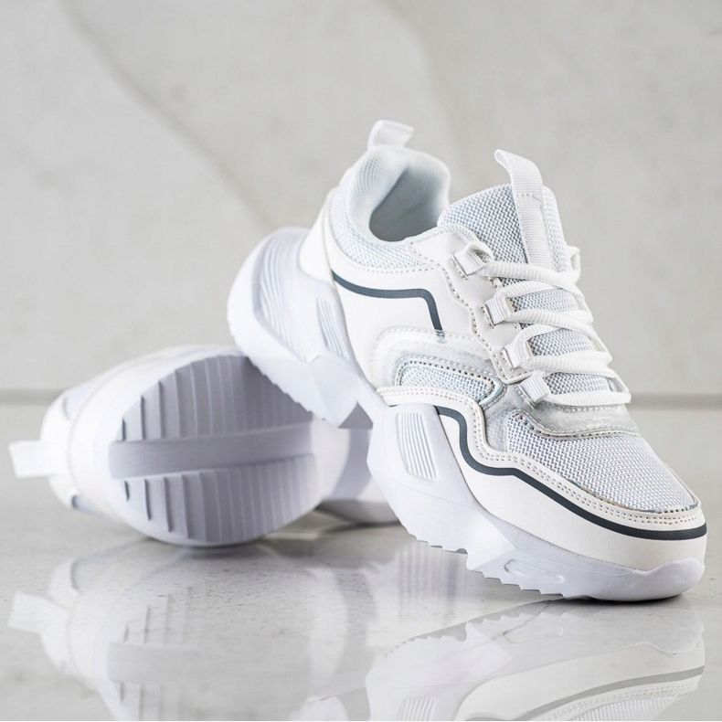 SHELOVET Lätta sportskor vit 1