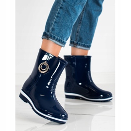 Bona Galoscher Med Gyllene Ornament blå 1