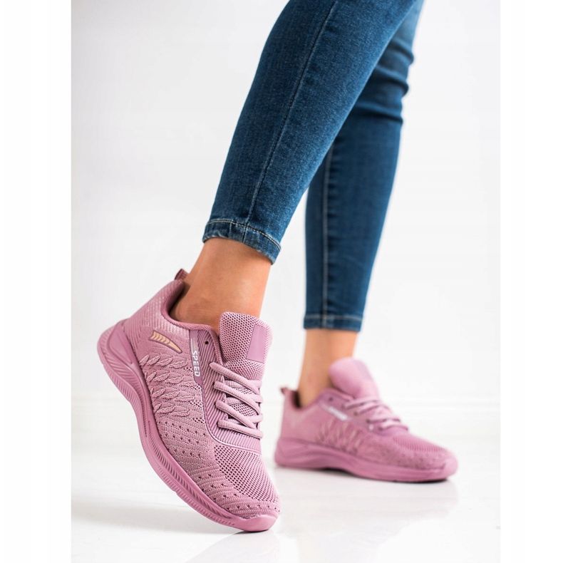 Bona Löparhastighets sportskor rosa 1